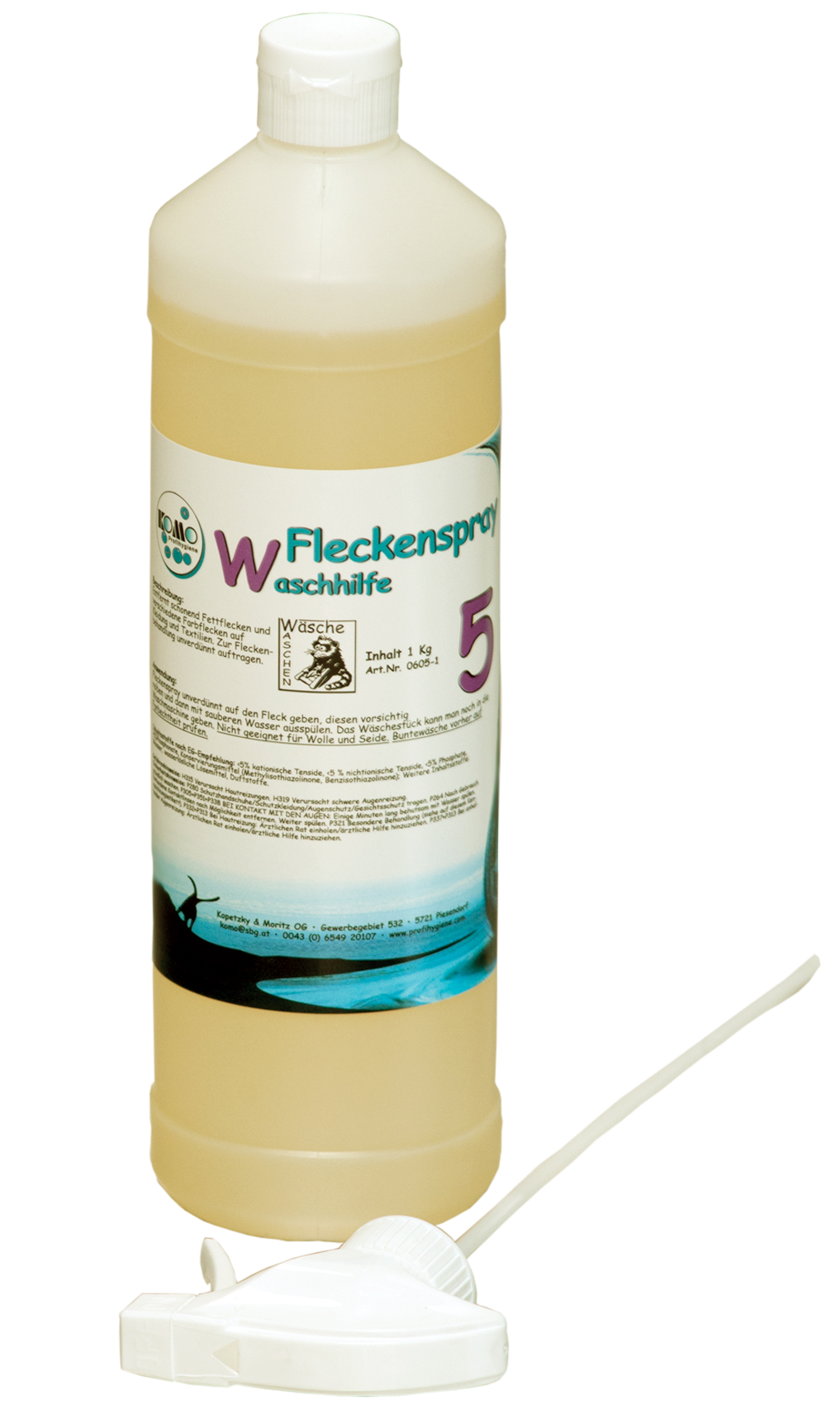 Bild von FLECKENSPRAY "5" Waschhilfe Flasche 1Kg